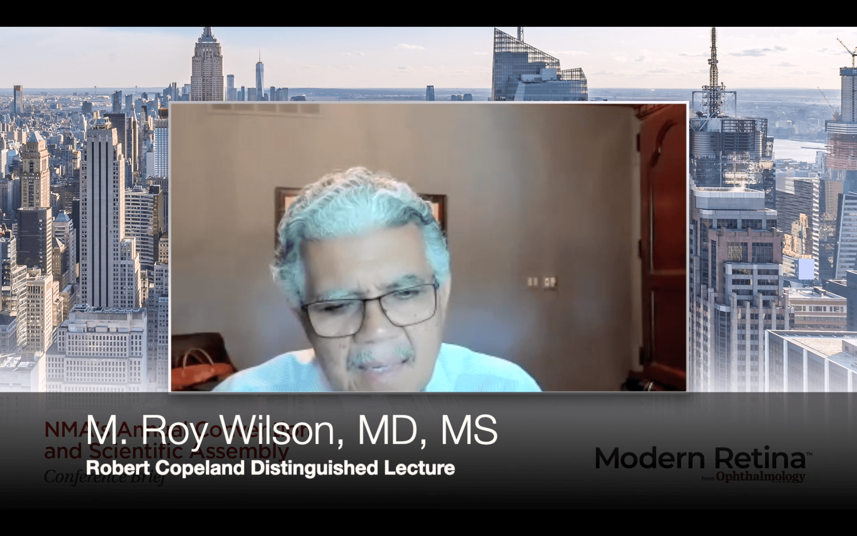 M. Roy Wilson, MD, touches upon reconceptualizing the use of race in medicine as part of his Robert Copeland Distinguished Lecture at the National Medical Association's annual conference in New York City, NY.