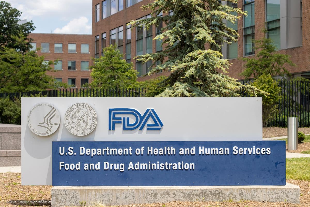 A sign for the US FDA outside its headquarters. ©Tada Images – stock.adobe.com