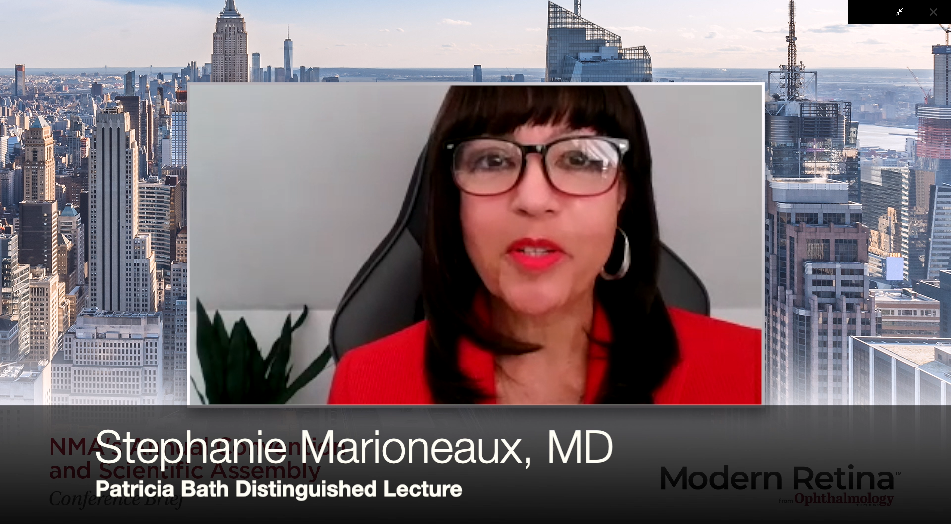 Stephanie Marioneaux, MD, gives insight into the inspiration and research discussed in her talk “First in Medicine: An African American perspective from 1700 to 1940" as the Patricia Bath Distinguished Lecture at the National Medical Association's annual conference in New York City, NY.